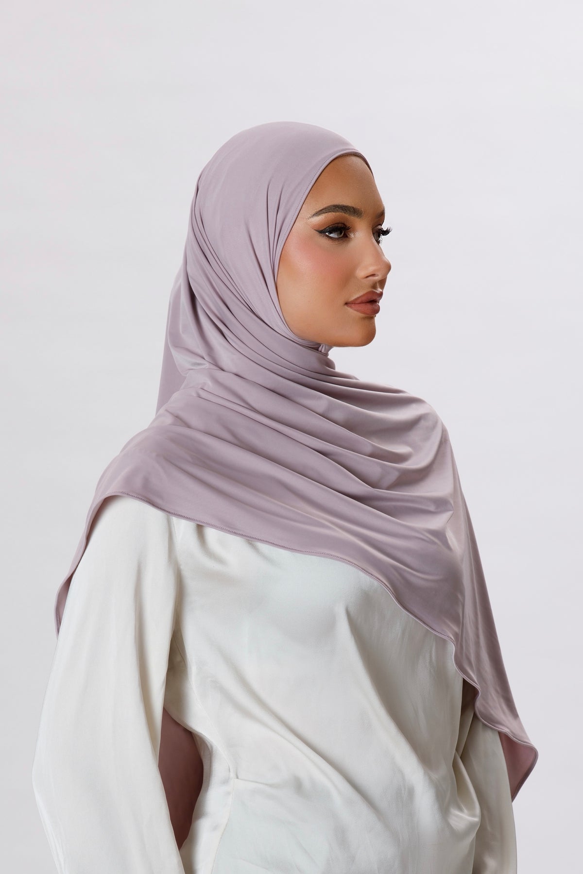 Liquid Jersey Lavender Taupe
